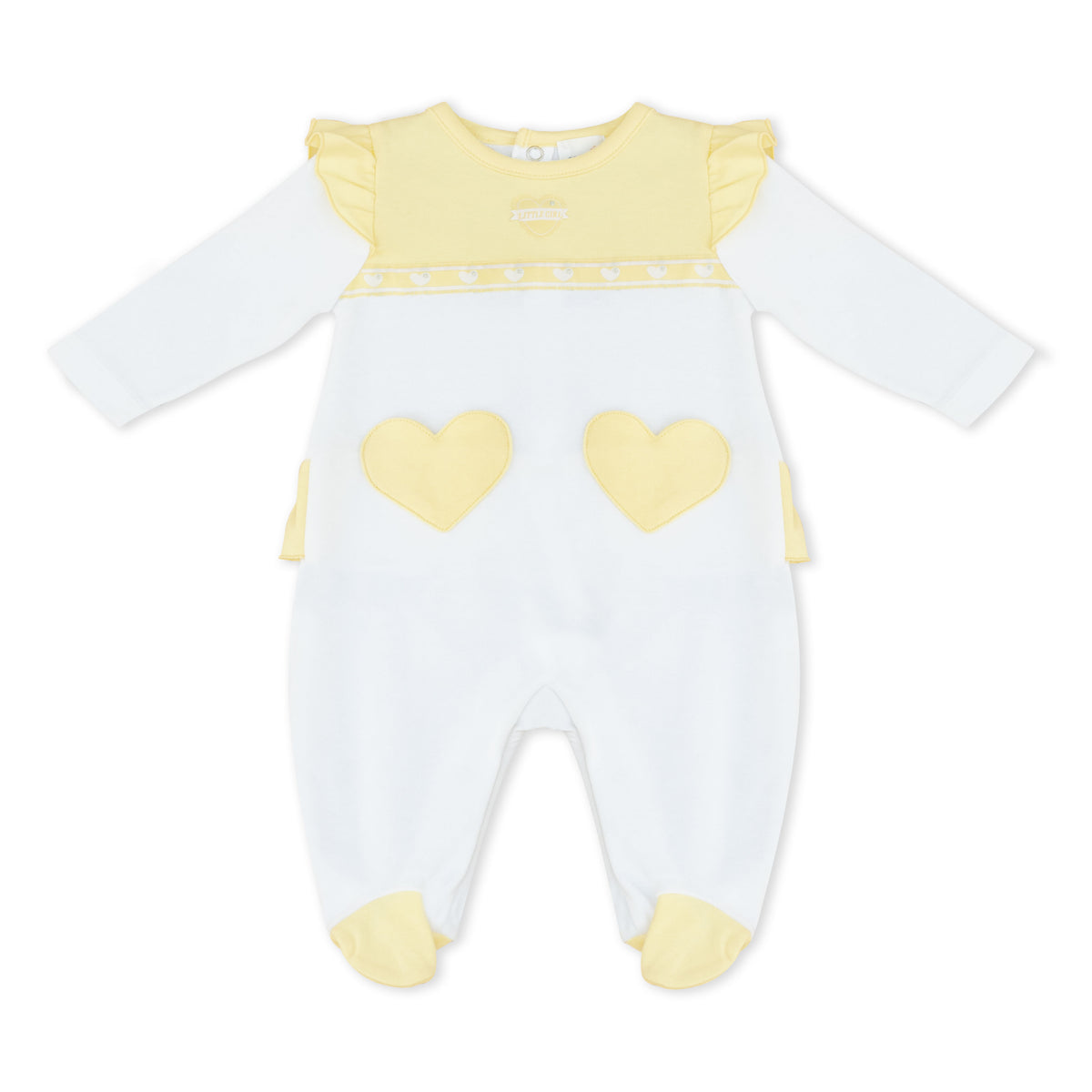 Cotton Sleepsuit Yellow - The Moon Brand™