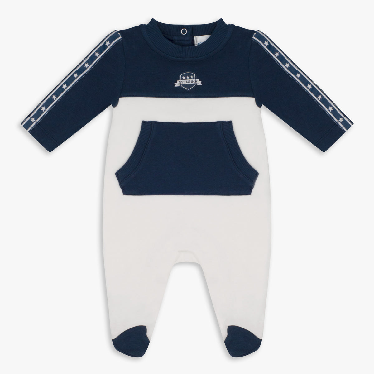 Cotton Sleepsuit Navy - The Moon Brand™