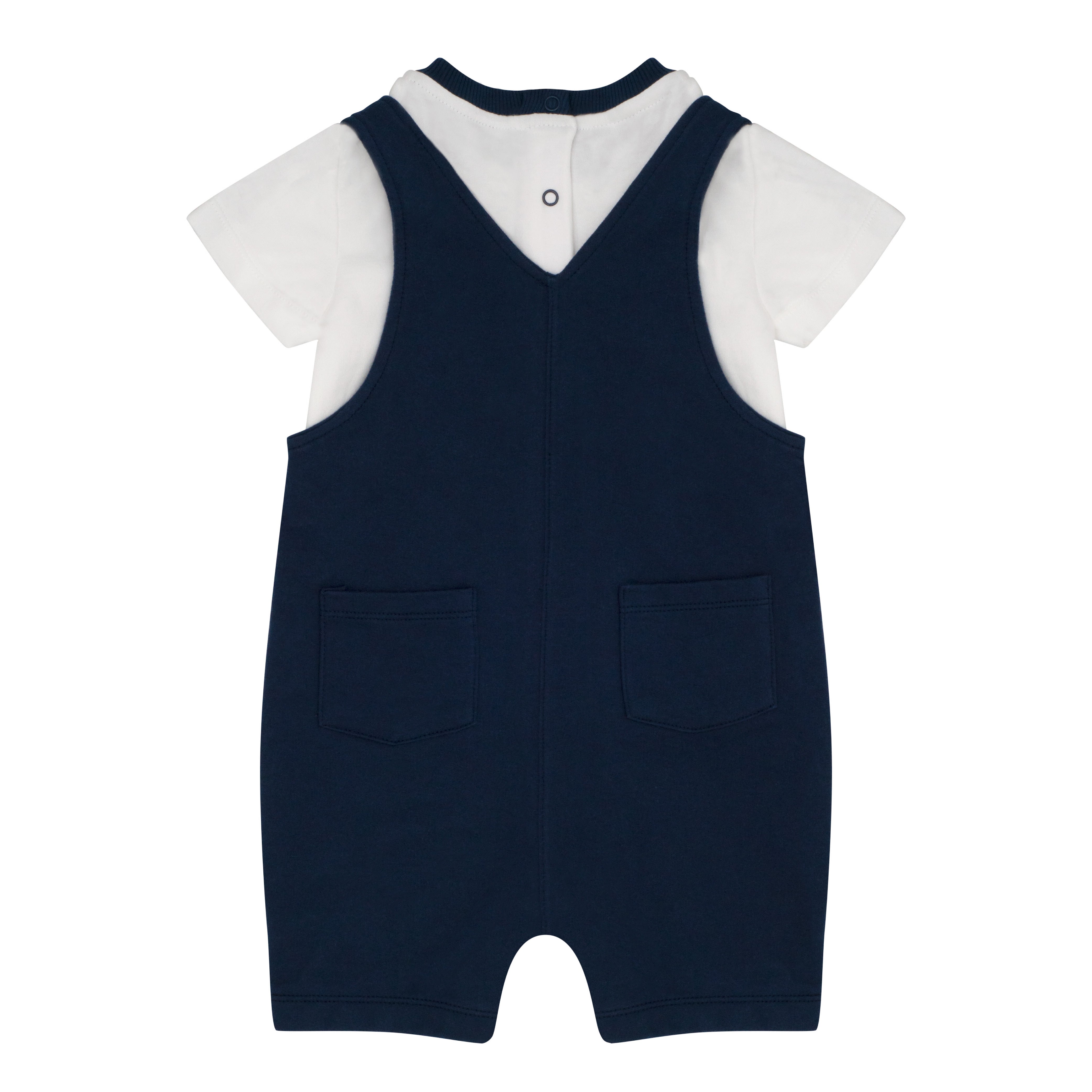 Dungaree & Top Set Navy - The Moon Brand™