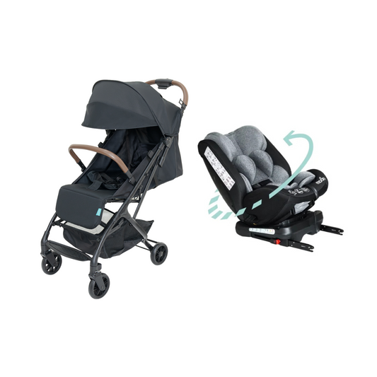 Ritzi-Lite Baby Cabin Stroller with Rover Baby/Infant Car Seat Bundle