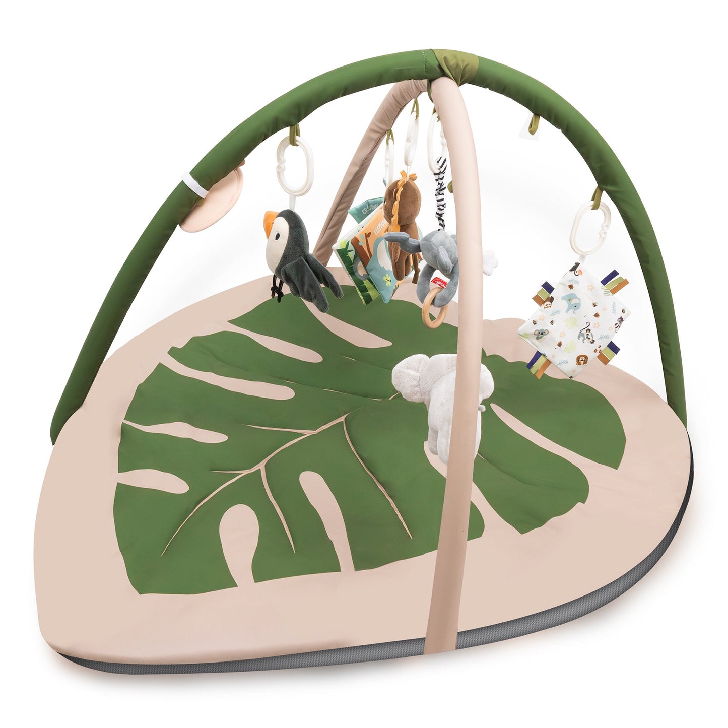 2-in-1 Baby Carrier & Forest Animal Play Mat Bundle