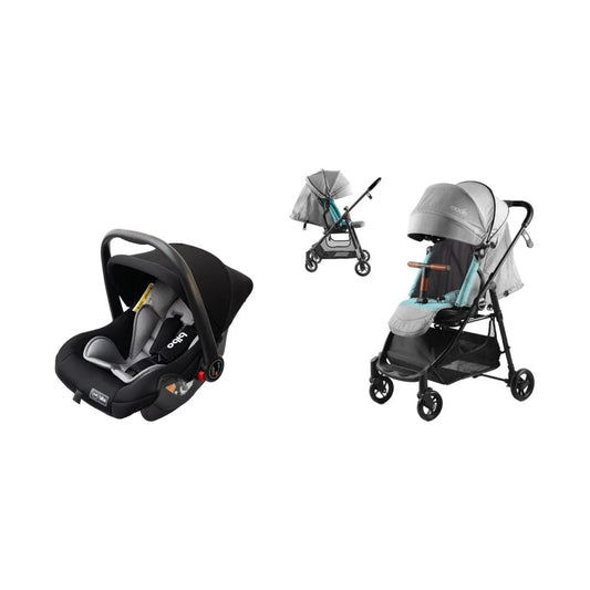 Parenting Bundle Revo 360 Degree Rotatable Stroller and Bibo Baby Carrier/Car Seat