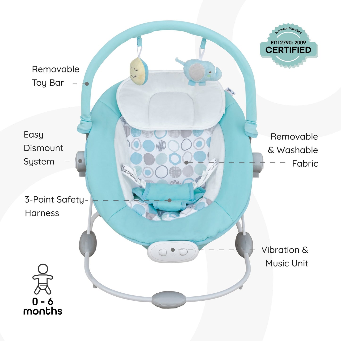 MOON 4-in-1 Highchair & Hopper Bundle