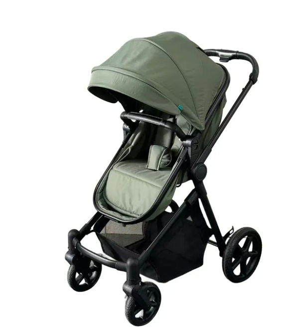MOON Trezzo 3-in-1 Baby Travel System – Convertible Stroller, Car Seat & Bassinet (0-22kg)-Green