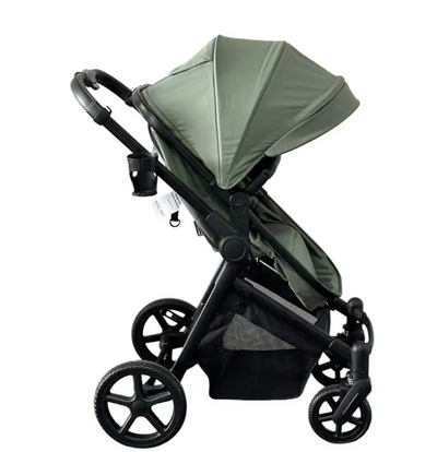 MOON Trezzo 3-in-1 Baby Travel System – Convertible Stroller, Car Seat & Bassinet (0-22kg)-Green
