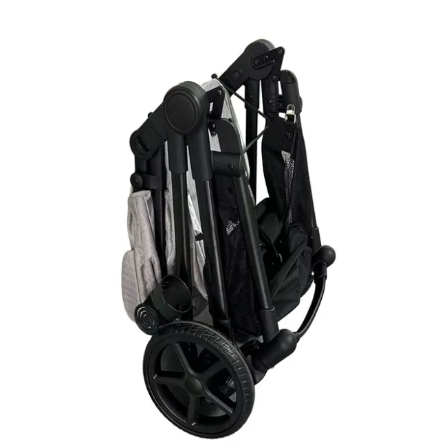 MOON Trezzo 3-in-1 Baby Travel System – Convertible Stroller, Car Seat & Bassinet (0-22kg)-Grey