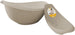 The MOON Brand Baby Bathtub| PP + TPR Infant Bath Tub for 0–3 Years | Lightweight Non-Slip Toddler Bath Tub | Durable & Comfortable Baby Shower -Beige.