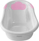 The MOON Brand Wavee Baby Bathtub | PP + TPR Infant Bath Tub for 0–3 Years | Lightweight Non-Slip Base Toddler Bath Tub | Durable & Comfortable Baby Shower -Pink