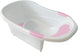 The MOON Brand Wavee Baby Bathtub | PP + TPR Infant Bath Tub for 0–3 Years | Lightweight Non-Slip Base Toddler Bath Tub | Durable & Comfortable Baby Shower -Pink