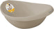 The MOON Brand Baby Bathtub| PP + TPR Infant Bath Tub for 0–3 Years | Lightweight Non-Slip Toddler Bath Tub | Durable & Comfortable Baby Shower -Beige.
