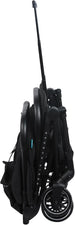 The MOON Brand Tripzi Carbon Fiber Cabin Stroller – Ultra-Lightweight, Travel-Ready Stroller with Easy Fold, Five-Point Safety Harness, Leather Handle for Babies 0–36 Months-Black
