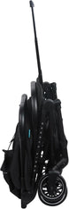 The MOON Brand Tripzi Carbon Fiber Cabin Stroller – Ultra-Lightweight, Travel-Ready Stroller with Easy Fold, Five-Point Safety Harness, Leather Handle for Babies 0–36 Months-Black