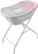 The MOON Brand Baby Bathtub Stand – Foldable & Stable Support Frame | Adjustable Stand for 0‑3 Years Safe,Comfortable Spac -Saving Stand for Easy Bathing- White
