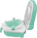 The MOON Brand Nuni Travel Potty Seat – Portable Foldable Toddler Toilet Training Seat, Lightweight Compact Baby Potty Trainer for 0–3 Years, Easy Clean PP Material, Travel Friendly Design- Green