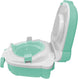 The MOON Brand Nuni Travel Potty Seat – Portable Foldable Toddler Toilet Training Seat, Lightweight Compact Baby Potty Trainer for 0–3 Years, Easy Clean PP Material, Travel Friendly Design- Green
