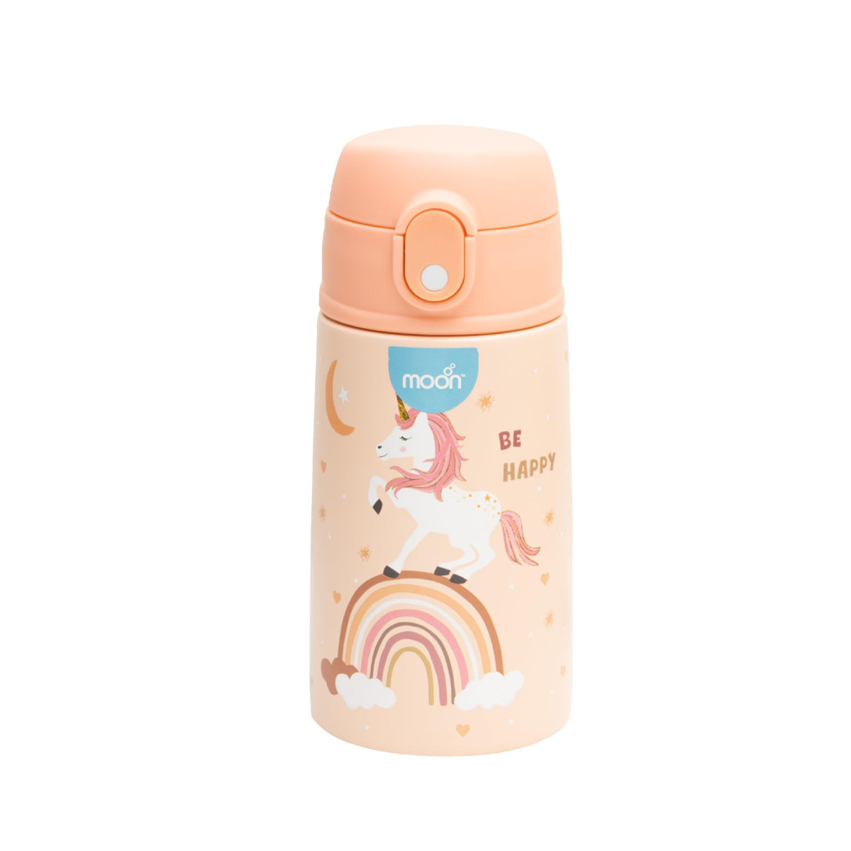 The Moon Brand Kids Insulated Water Bottle -BPA-Free, Leak-Proof Sipper Lid, Stainless Steel, Eco-Friendly, Keeps Drinks Cold or Hot for Hours,Ideal for School,Toddlers & Kids - Purple - The Moon Brand™