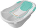 The MOON Brand Wavee Baby Bathtub with Sling | PP + TPR Infant Bath Tub for 0–3 Years | Lightweight Non-Slip Toddler Bath Tub | Durable & Comfortable Baby Shower -Green.