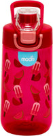 MOON Kids Tritan Water Bottle - Portable 630ml for Indoor & Outdoor Activities- Spill Proof-Break Resistant-BPA Free - Dishwasher Safe, Odor-Free - Pink, (MNSFPMT14)