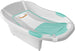 The MOON Brand Wavee Baby Bathtub with Sling | PP + TPR Infant Bath Tub for 0–3 Years | Lightweight Non-Slip Toddler Bath Tub | Durable & Comfortable Baby Shower -Green.