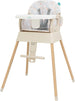 The Moon Brand 5-in-1 Convertible -Highchair-Booster-Dining Chai-: Stylish, Space-Saving, and Safe Dining Solution for Babies and Kids-6m to 3yrs upto 15kgs - Beige