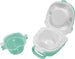 The MOON Brand Nuni Travel Potty Seat – Portable Foldable Toddler Toilet Training Seat, Lightweight Compact Baby Potty Trainer for 0–3 Years, Easy Clean PP Material, Travel Friendly Design- Green