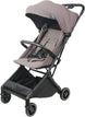 The MOON Brand Tripzi Carbon Fiber Cabin Stroller – Ultra-Lightweight, Travel-Ready Stroller with Easy Fold, Five-Point Safety Harness, Leather Handle for Babies 0–48 Months-Chocolate