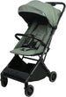 The MOON Brand Tripzi Carbon Fiber Cabin Stroller – Ultra-Lightweight, Travel-Ready Stroller with Easy Fold, Five-Point Safety Harness, Leather Handle for Babies 0–48 Months-Green