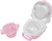 The MOON Brand Nuni Travel Potty Seat – Portable Foldable Toddler Toilet Training Seat, Lightweight Compact Baby Potty Trainer for 0–3 Years, Easy Clean PP Material, Travel Friendly Design-Pink
