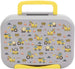 The Moon Brand Bentoza Kids Lunch Box – Leak-Proof,Bento Box with Compartments,Microwave & Dishwasher Safe,Easy-Open Latch,Reusable Lunch Container,BPA-Free,Perfect for School Lunches,Travel -Grey