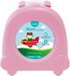 The MOON Brand Nuni Travel Potty Seat – Portable Foldable Toddler Toilet Training Seat, Lightweight Compact Baby Potty Trainer for 0–3 Years, Easy Clean PP Material, Travel Friendly Design-Pink