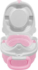 The MOON Brand Nuni Travel Potty Seat – Portable Foldable Toddler Toilet Training Seat, Lightweight Compact Baby Potty Trainer for 0–3 Years, Easy Clean PP Material, Travel Friendly Design-Pink