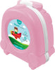 The MOON Brand Nuni Travel Potty Seat – Portable Foldable Toddler Toilet Training Seat, Lightweight Compact Baby Potty Trainer for 0–3 Years, Easy Clean PP Material, Travel Friendly Design-Pink