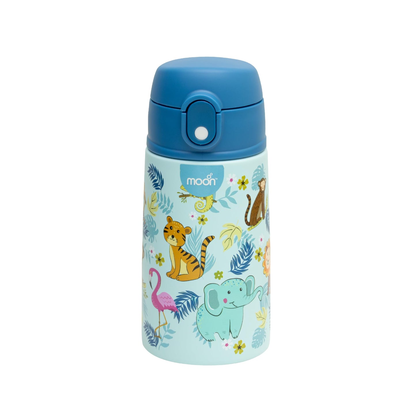The Moon Brand Kids Insulated Water Bottle -BPA-Free, Leak-Proof Sipper Lid, Stainless Steel, Eco-Friendly, Keeps Drinks Cold or Hot for Hours,Ideal for School,Toddlers & Kids - Purple