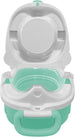 The MOON Brand Nuni Travel Potty Seat – Portable Foldable Toddler Toilet Training Seat, Lightweight Compact Baby Potty Trainer for 0–3 Years, Easy Clean PP Material, Travel Friendly Design- Green