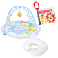MOON Perky Playmat (Jungle) / MOON Organic Feeding Nursing Pillow (White, Organic Fabric) / MOON Soft Cloth Book (Animals)