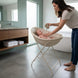 The MOON Brand Baby Bathtub Stand – Foldable & Stable Support Frame | Adjustable Stand for 0‑3 Years Safe,Comfortable Spac -Saving Stand for Easy Bathing- Beige