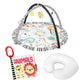 MOON Perky Playmat (Paradise Play) / MOON Organic Feeding Nursing Pillow (White, Organic Fabric) / MOON Soft Cloth Book (Animals)