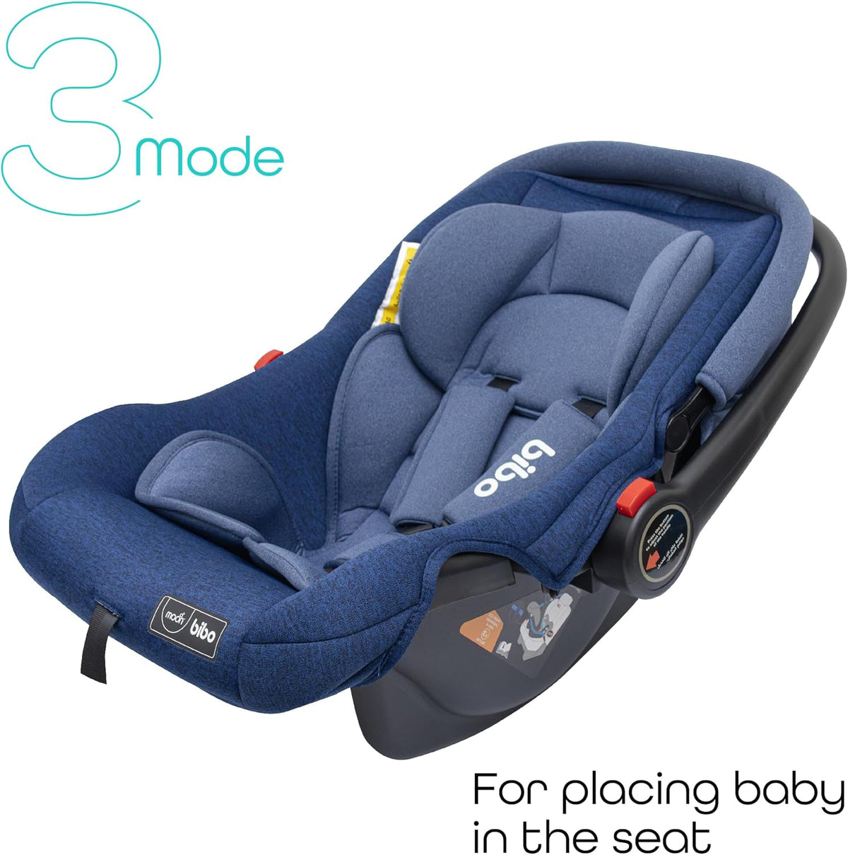 The Moon Brand Bibo Infant/Baby/Kids Travel Car Seat With Full Body Support Cushion - The Moon Brand™