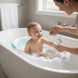 The MOON Brand Wavee Baby Bathtub | PP + TPR Infant Bath Tub for 0–3 Years | Lightweight Non-Slip Base Toddler Bath Tub | Durable & Comfortable Baby Shower -Green.