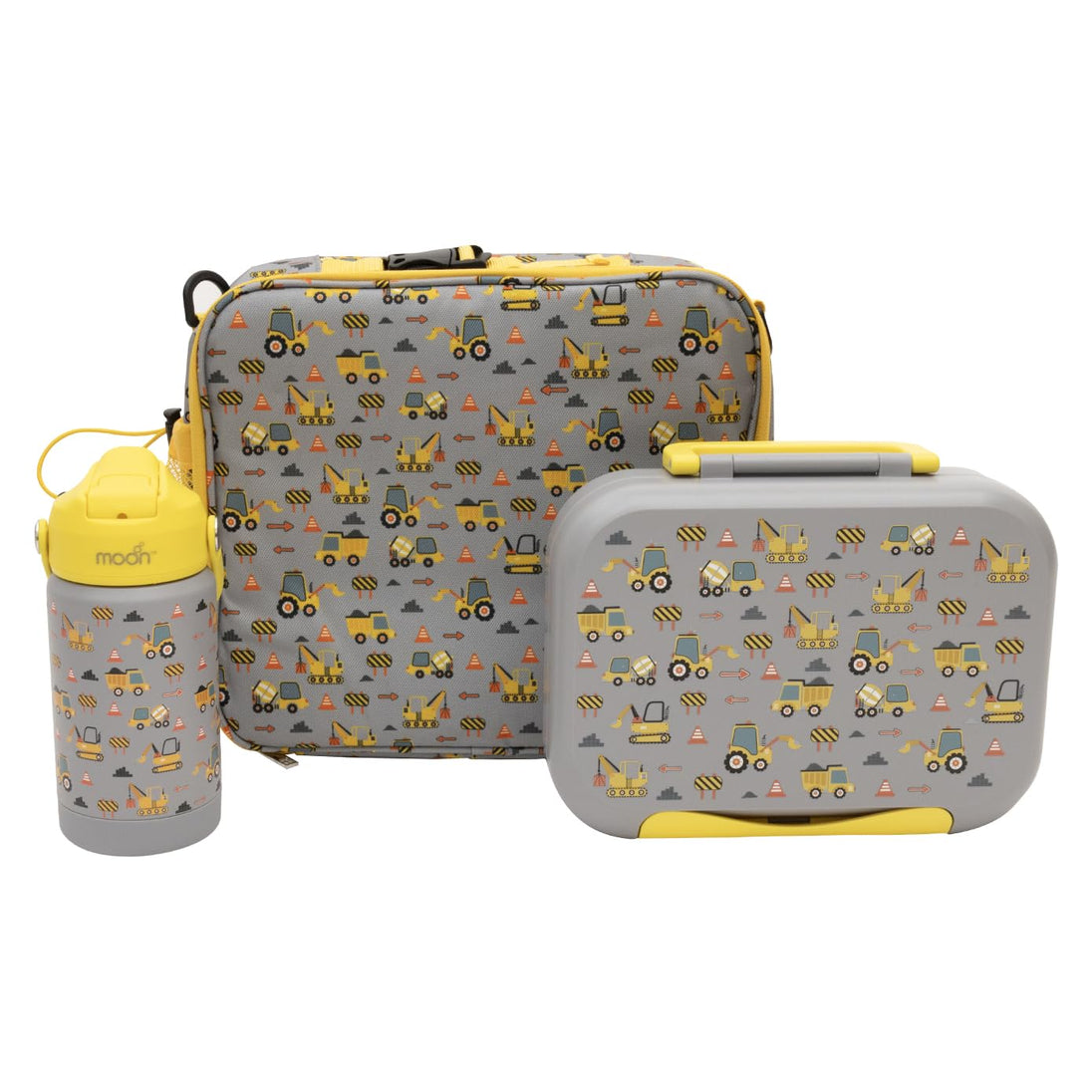 The Moon Brand Marmita Kids Lunch Box Set with Insulated Bottle & Bag – Leak-Proof,Bento Box with Compartments,Microwave & Dishwasher Safe, Easy-Open Latch,BPA-Free,Perfect for School Lunches-Blue