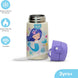The Moon Brand Kids Insulated Water Bottle -BPA-Free, Leak-Proof Sipper Lid, Stainless Steel, Eco-Friendly, Keeps Drinks Cold or Hot for Hours,Ideal for School,Toddlers & Kids - Purple