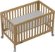 The MOON Brand Snugfold Foldable Baby Crib | 2-Level Height Adjustable | New Zealand Pine Wood | Durable & Decay-Resistant | Up to 50 kg | 0–3 Years | Natural Wood Finish-Natural Wood