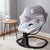 The Moon Brand Koze Baby Swing. 0m+, Holds upto 9kg. Gentle Swaying Motion. In Built Music System. Flexible Speed and Timer Settings. With Remote Control and Mosquito Net. Motion Sensor-Beige