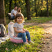 The MOON Brand Nuni Travel Potty Seat – Portable Foldable Toddler Toilet Training Seat, Lightweight Compact Baby Potty Trainer for 0–3 Years, Easy Clean PP Material, Travel Friendly Design-Pink