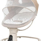 The Moon Brand Koze Baby Swing. 0m+, Holds upto 9kg. Gentle Swaying Motion. In Built Music System. Flexible Speed and Timer Settings. With Remote Control and Mosquito Net. Motion Sensor-Beige