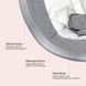 The Moon Brand Baby Swing. 0 - 6m ,Holds upto 9kg. Gentle Swaying Motion. In Built Music System. Flexible Speed and Timer Settings. With Remote Control. Motion Sensor. 5 Point Harness - Grey