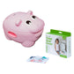 MOON Baby Potty Hippo with PU Cushion (Pink) / MOON Disposable Toilet Seat Cover (Dino, 66 x 63 cm)