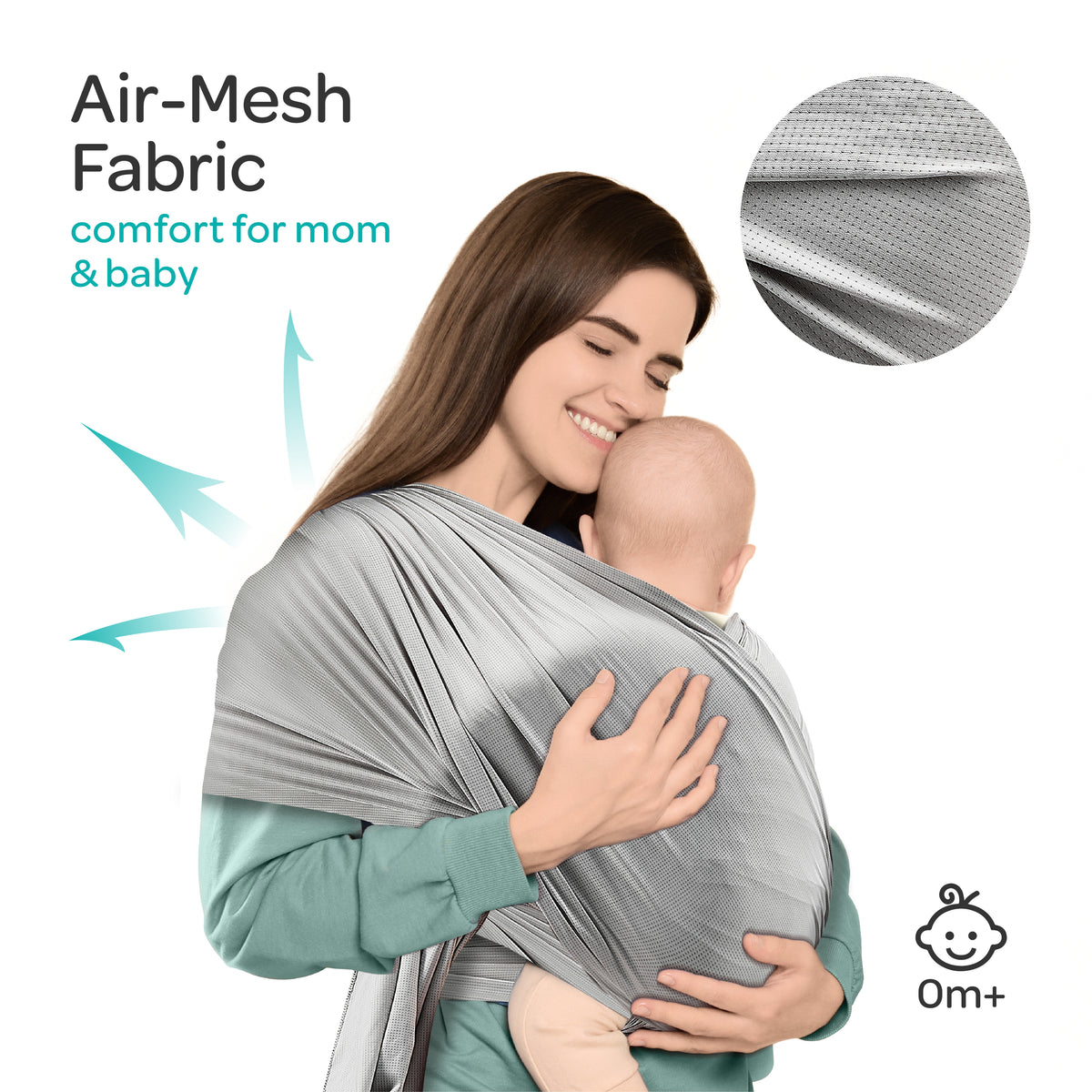 MOON KaryGo Baby Sling Carrier-Grey - The Moon Brand™