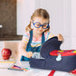 MOON Kids Backpack  – Comfy 3D Design,Padded Straps, Waterproof-Perfect for Preschool, Nursery, Snacks & Lunchbox-Car/Blue