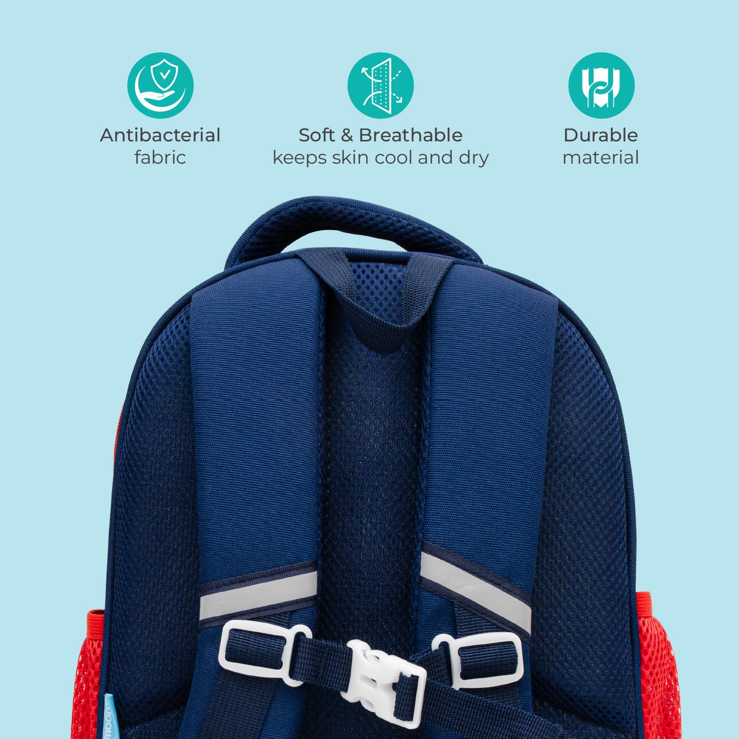 MOON Kids Backpack  – Comfy 3D Design,Padded Straps, Waterproof-Perfect for Preschool, Nursery, Snacks & Lunchbox-Dino
